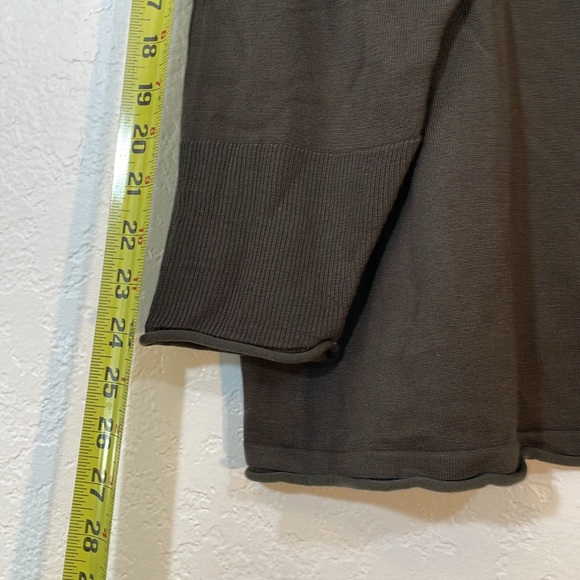 Plus Size Chico’s Sweater Kelp Green Size 4 - Picture 7 of 8